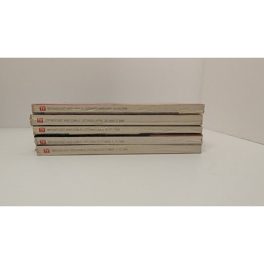 Vintage 1995 Star Trek TV Guide Lot of 5