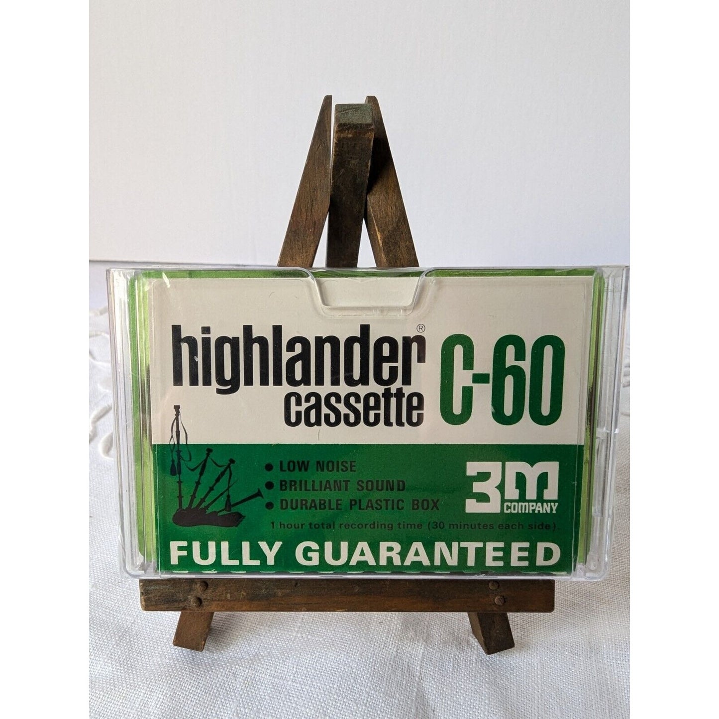 NEW Sealed Vintage 3M HIGHLANDER C-60 Audio Cassette Tape Green