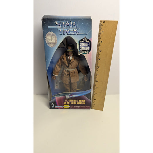 1999 Playmates Star Trek Lt. Geordi La Forge As Dr. John Watson Starfleet Comman