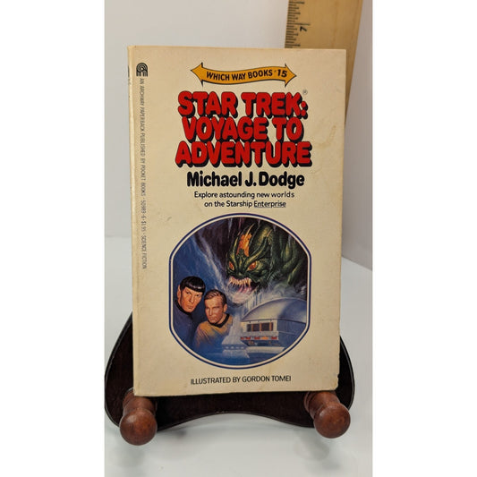 1984 Star Trek Voyage to Adventure Which Way Books by Michael J. Dodge Illustrated