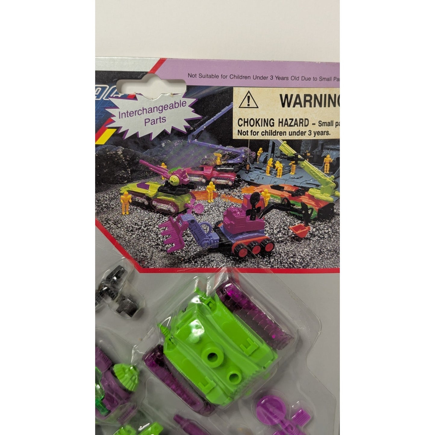 Vintage 80s Silverlit Toys MULTIMAC Galaxy Series Cannon Tractor Building Toys Construction