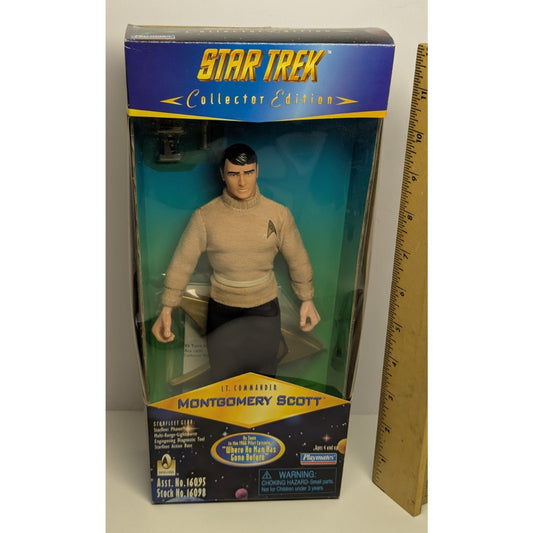 1996 Playmates Star Trek Collector Edition Montgomery Scott 9" Action Figure NIB