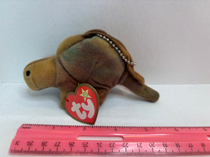 brown stegosaurus plush bag charm