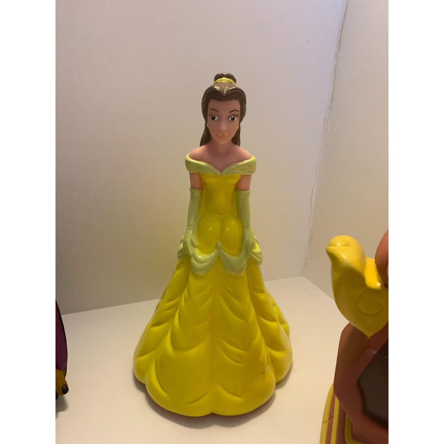 Disney Beauty and the Beast Hand Puppets 1992 Rubber Pizza Hut Set of 3