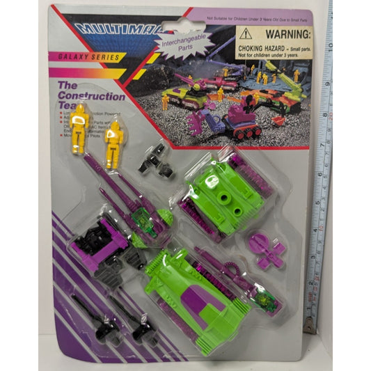 Vintage 80s Silverlit Toys MULTIMAC Galaxy Series Cannon Tractor Building Toys Construction