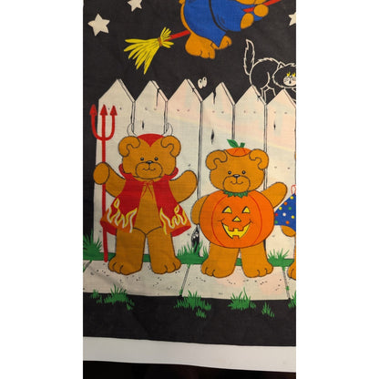 Vintage Trick Or Treat Candy Bag Glow in The Dark Cute Ghost / White Fence Gang