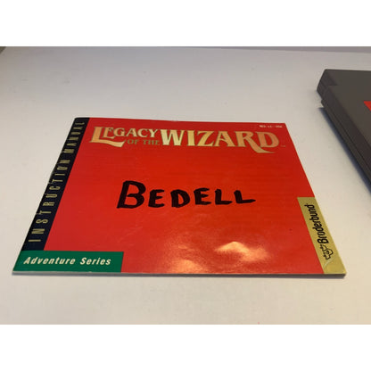 Legacy of the Wizard - NES Nintendo - Game Cartridge and Manual