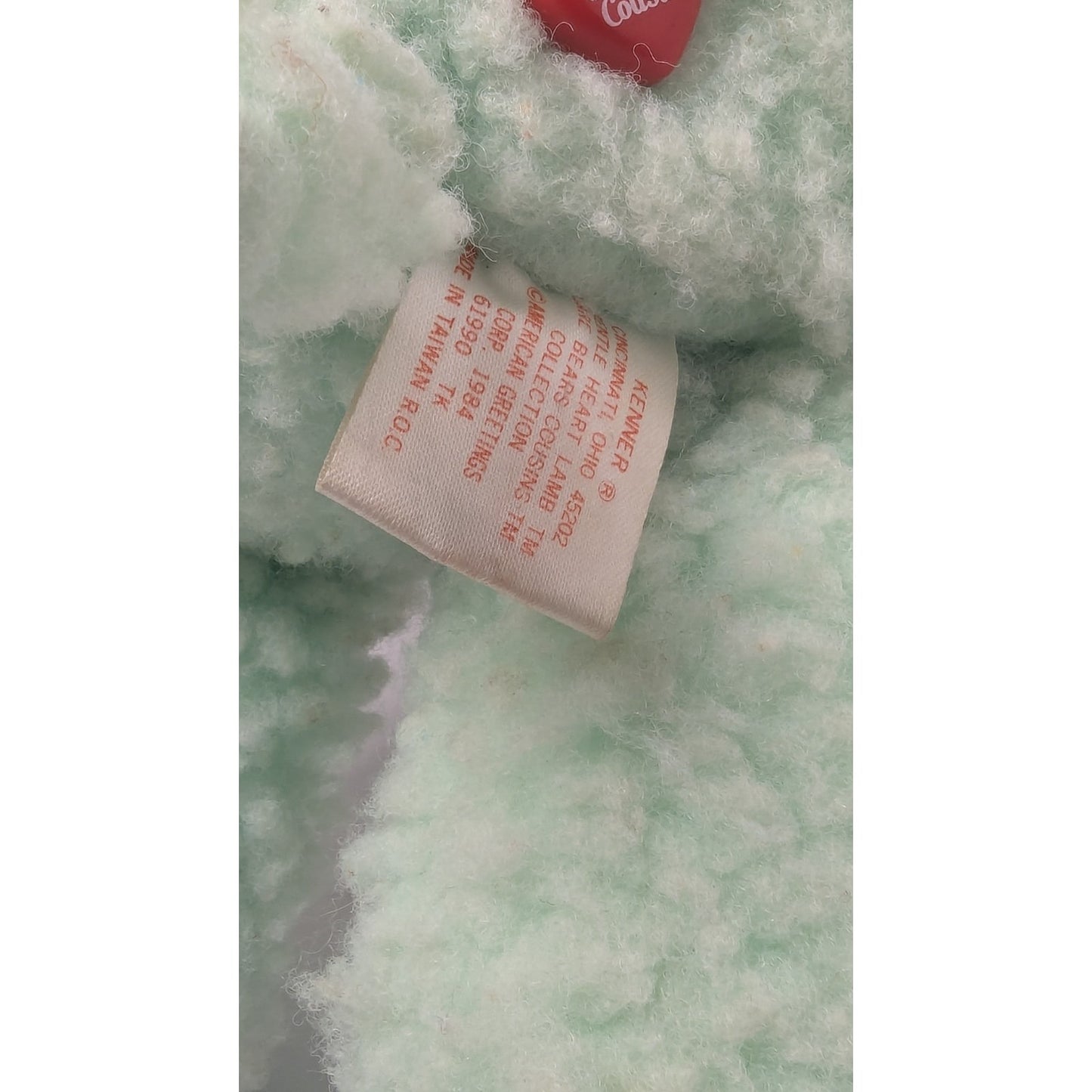 Vintage 13" Care-Bear Cousins Gentle Heart Lamb Care Bear