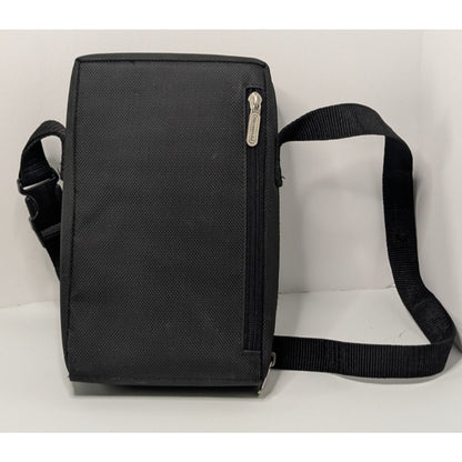 Official Game Boy Advance Carrying Case With Shoulder Strap Black & Blue