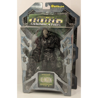 Star Trek Borg Assimilation KLINGON Figure 1 of 3 Art Asylum 2002