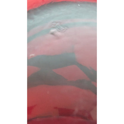 Ruby Red Georgian Honeycomb 8oz Glasses Vintage Anchor Hocking 4 1/8” Set Of 2