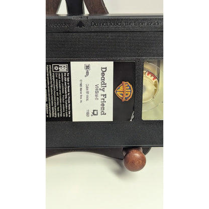 Vintage Movie Tapes Deadly Friend VHS 1986 Wes Craven Horror Tested Woking