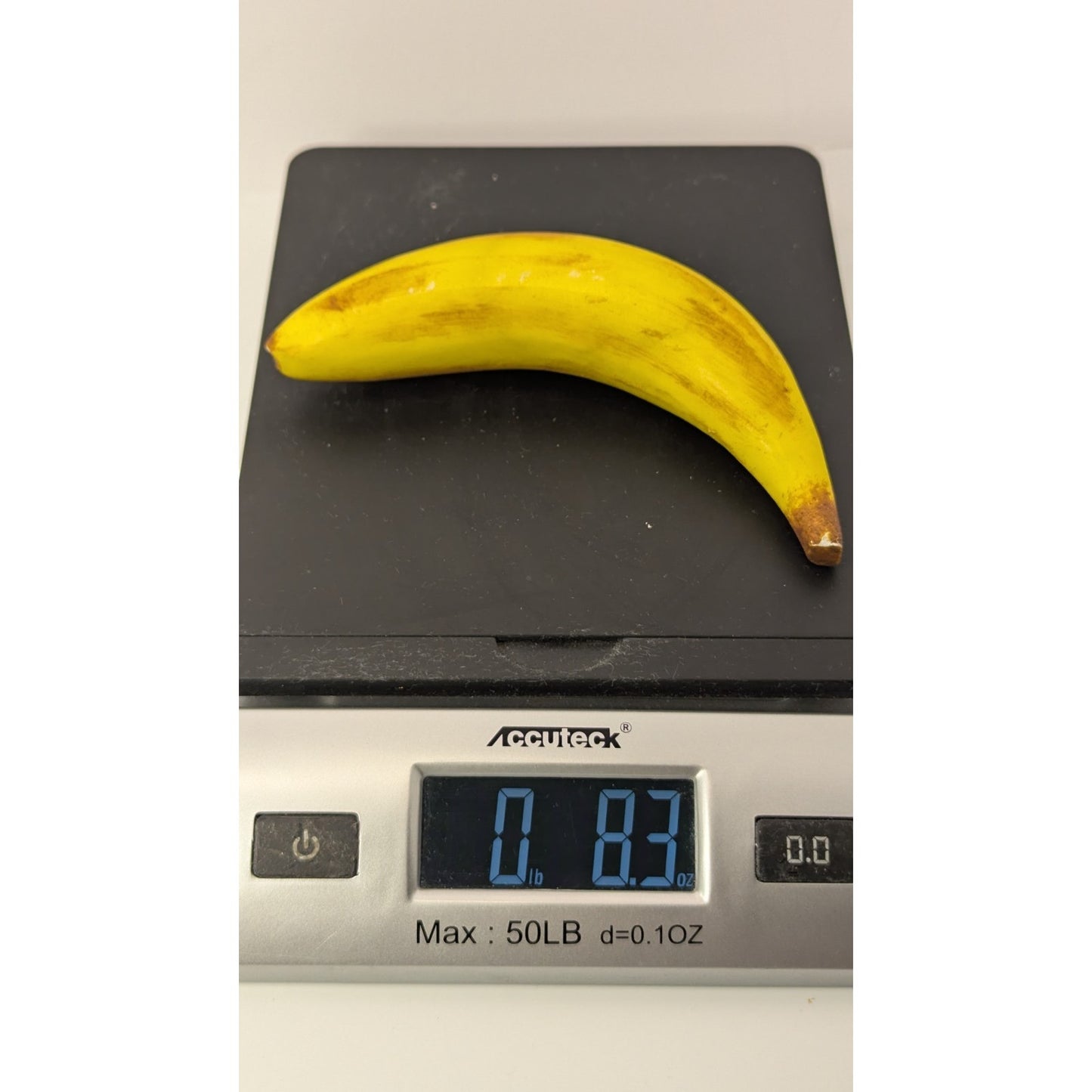 Vintage Hand Painted Italian Alabaster Stone Fruit Yellow Banana 5.5" 8.3oz