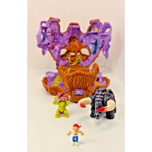 Vintage Mighty Max BATTLE CAT Doom Zone Playset Complete Bluebird 1993