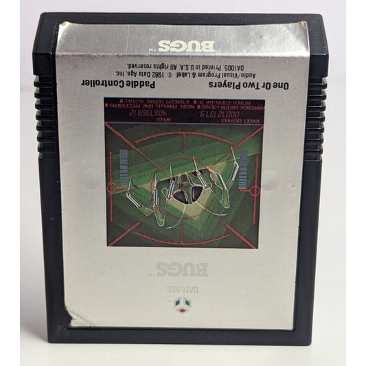 Atari 2600 7800 Bugs Game Cartridge by Data Age Tested/Works