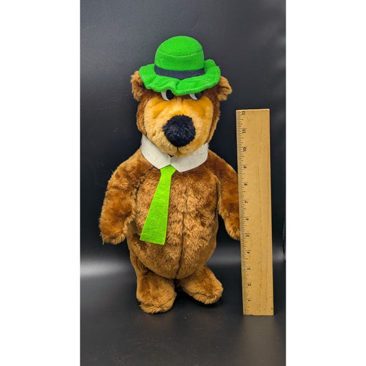 Vintage 1980 Yogi Bear Mighty Star Hannah Barbera Plush Stuffed Animal