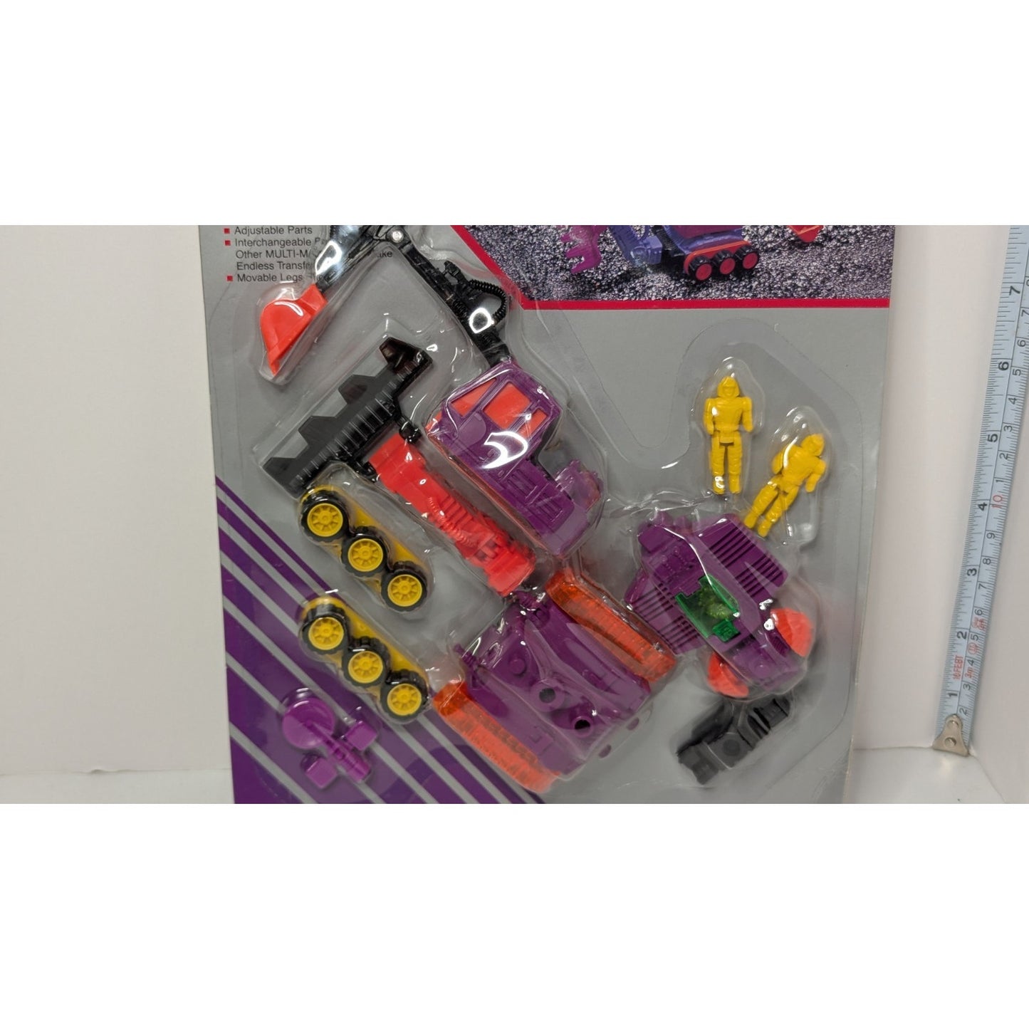 Vintage 80s SILVERLIT MULTIMAC Galaxy Series Super Excavator Construction Team