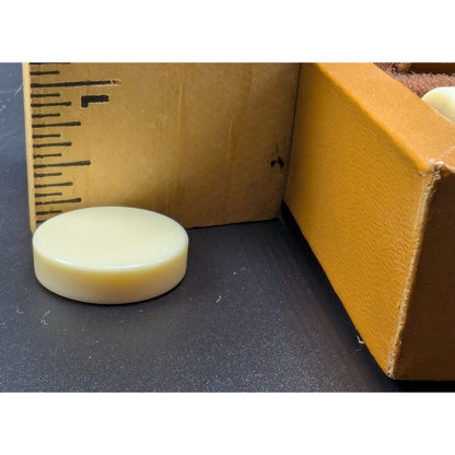 Vintage Brown Faux Leather Mini Travel Backgammon With Case Complete