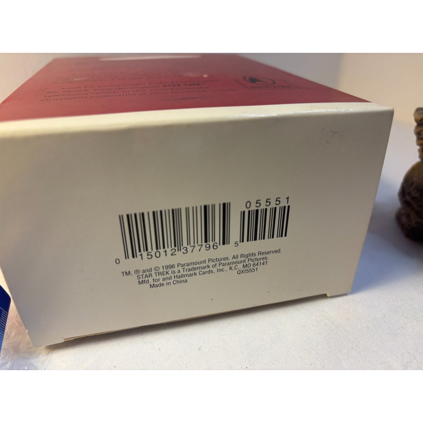 Hallmark Keepsake Ornament Star Trek Next Generation TNG William T Riker 1996