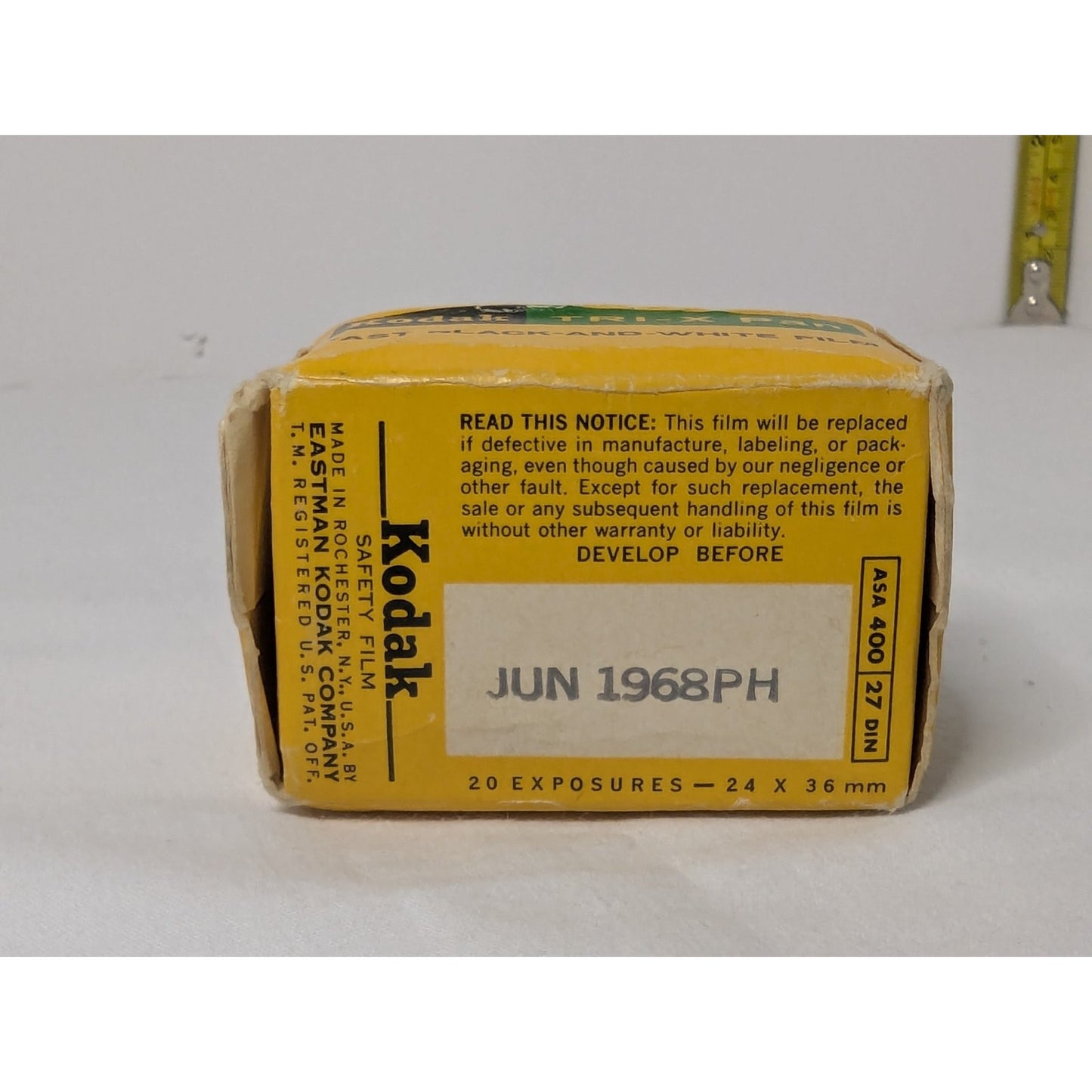 EXPIRED KODAK TRI-X Pan 2 36exp & 1 20exp B&W & 1 Ektachrome 36exp 400HC Slide