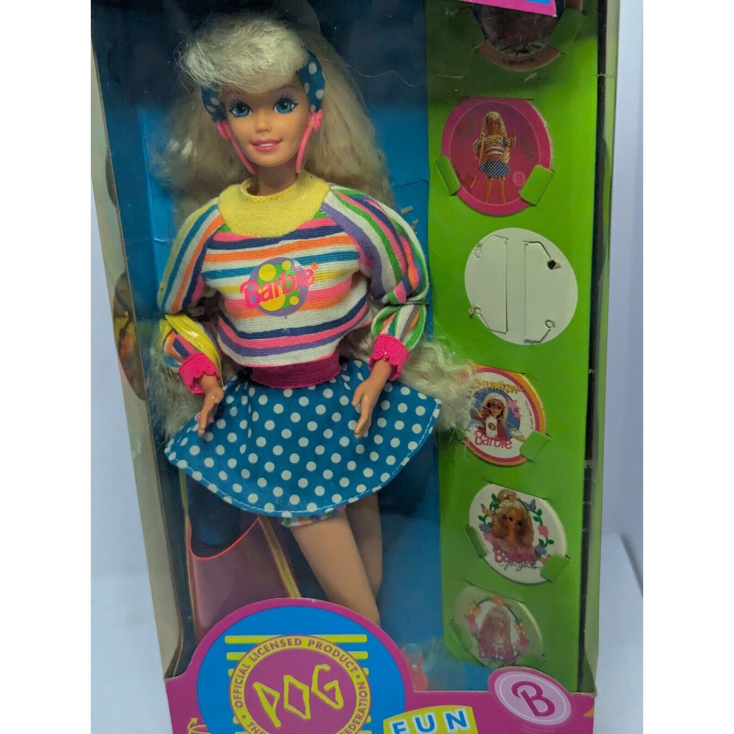 Barbie World POG Fun Doll Special Edition 1994 Mattel #13239