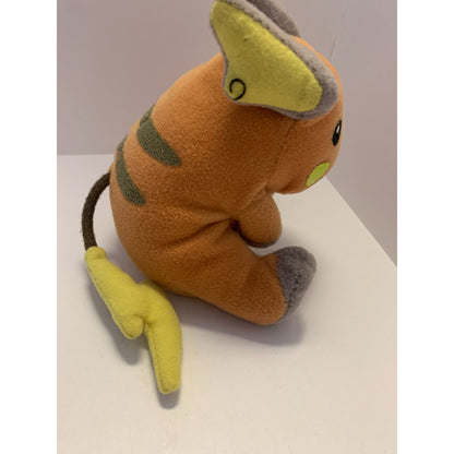 Vintage Pokemon Raichu Beanie Plush Toy Stuffed Hasbro 1998 Nintendo 4.5"
