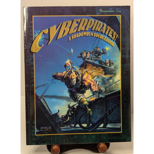 Vintage 1997 FASA Corp RPG Sourcebook 7124 Shadowrun Cyberpirates! for 2nd Edition