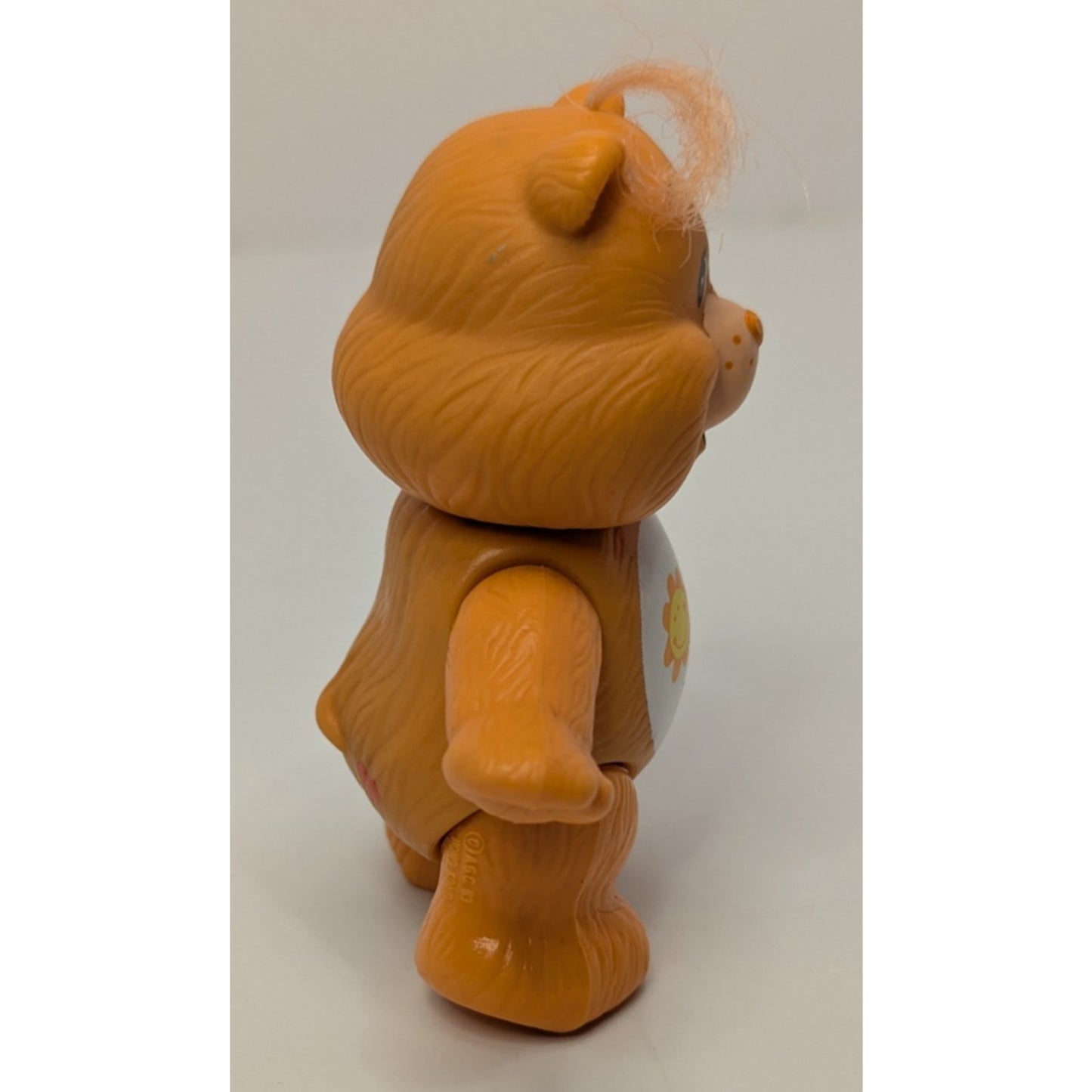 Vintage 1983 Kenner Care Bears Orange Flower Friendship Bear Poseable Figure