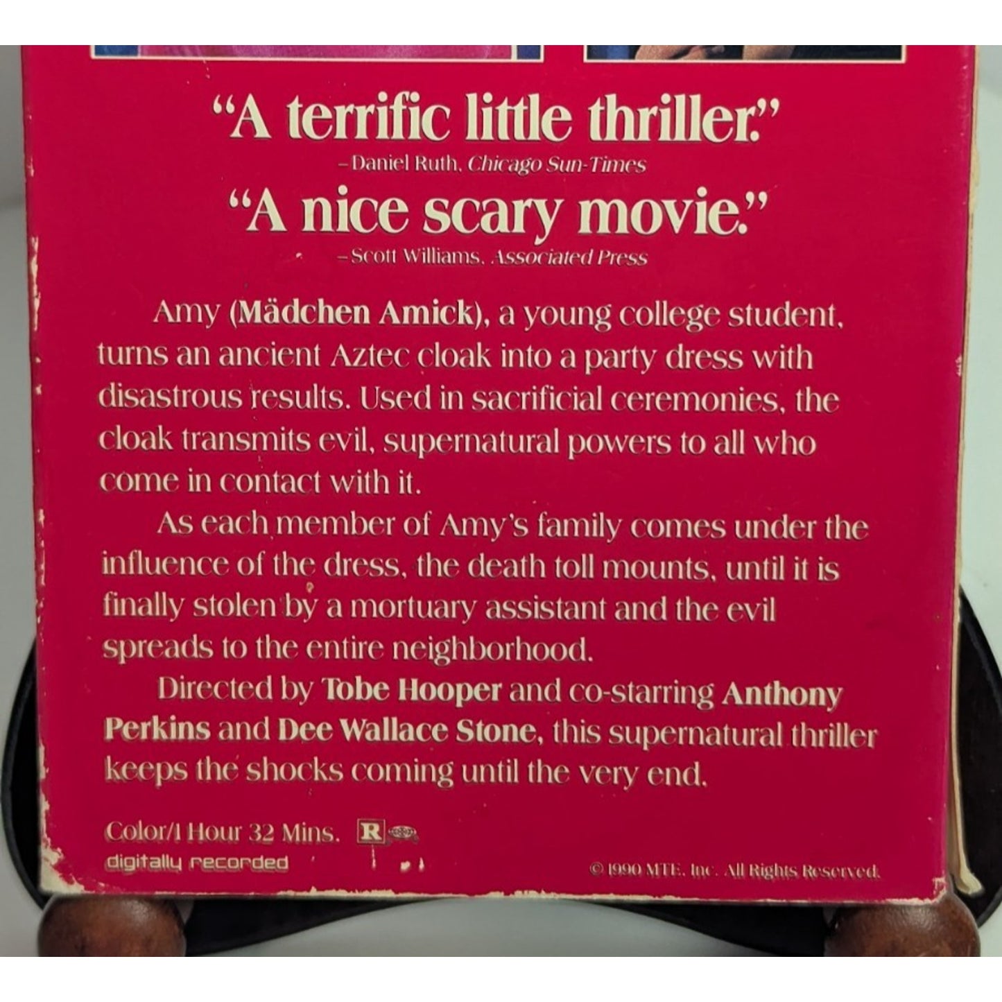 I’m Dangerous Tonight VHS Used Thriller Erotic Neo Noir Tobe Hooper Rental