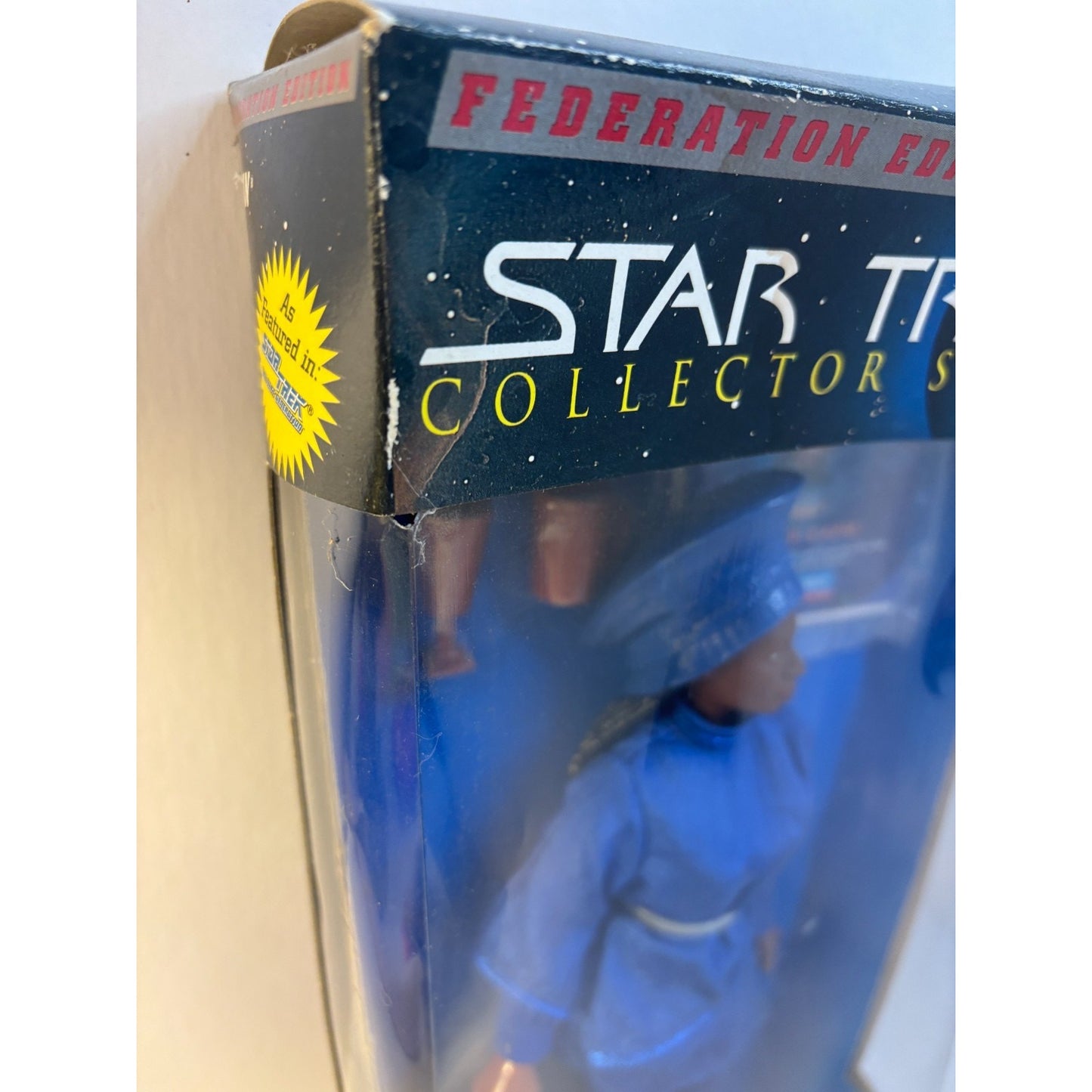 Vtg STAR TREK GUINAN Federation Collector Series Playmates 9" 1995 Whoopi Figure