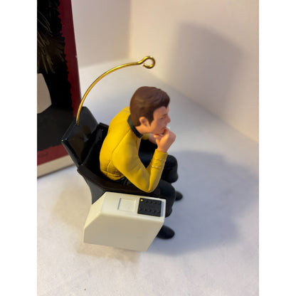 Hallmark Keepsake Christmas Ornament Star Trek Captain James T Kirk 1995 Open