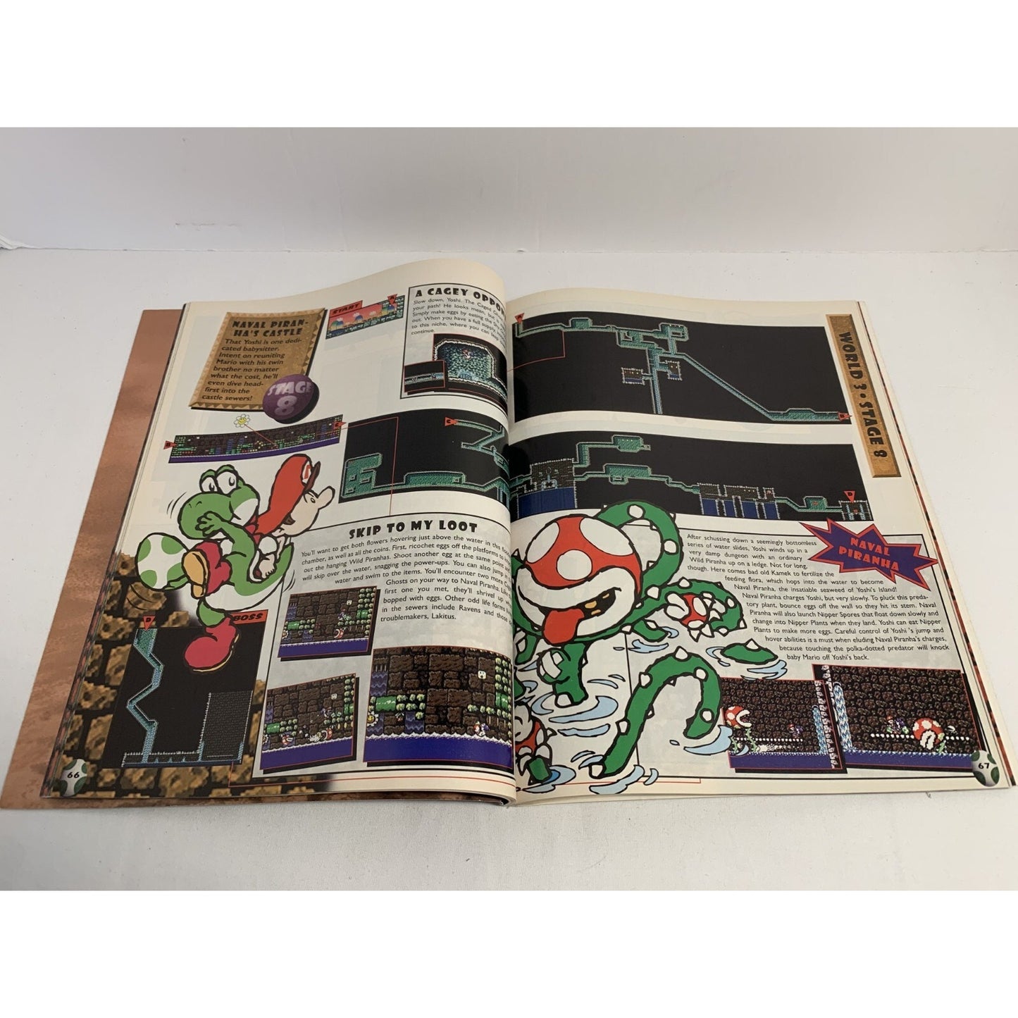 Super Mario World 2 Yoshi's Island Nintendo Official Players Strategy Guide SNES