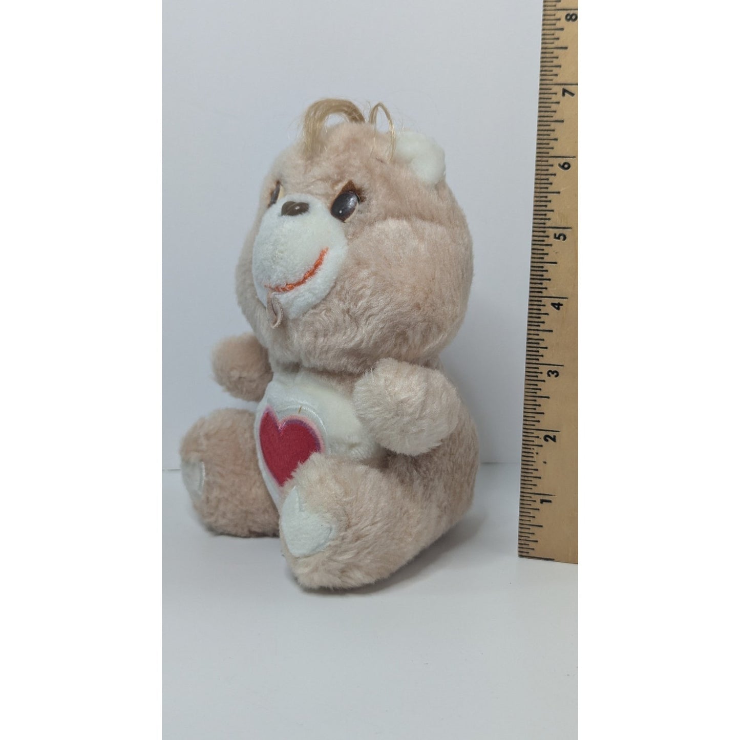 Vintage Care Bears Tenderheart Bear Plush 6” Stuffed Toy Original Kenner 1983