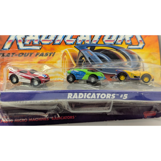 Vintage 1994 Micro Machines Radicators Collection #5 Galoob In Box