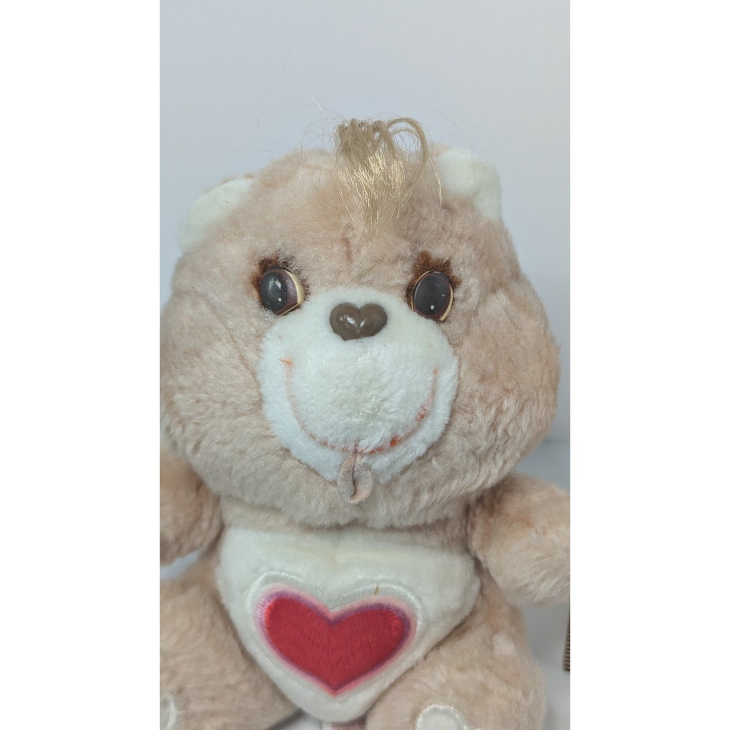 Vintage Care Bears Tenderheart Bear Plush 6” Stuffed Toy Original Kenner 1983