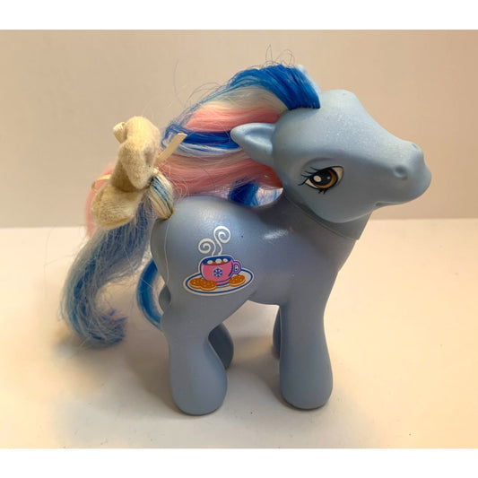 2003 My Little Pony Target Winter Exclusive Marshmallow Cocoa Bow G3