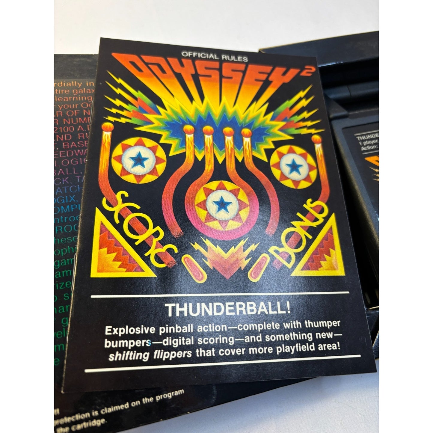 Thunderball! Magnavox Odyssey 2 Video Game Complete in Box CIB Tested