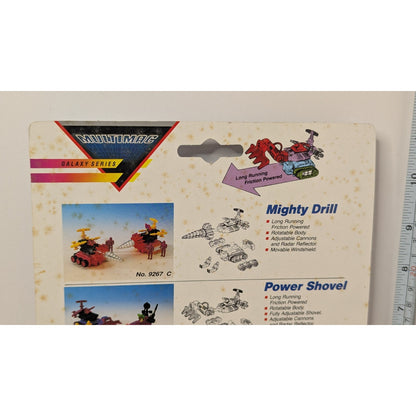 Vintage 80s Multimac Galaxy Series Planet Explorer Building Toys Mighty Drill