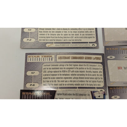 Lot of 9 1998 Skybox Star Trek Insurrection Trading Cards Loose