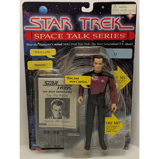 Vintage Sealed Star Trek The Next Generation Q Space Talk Series Figure 1995
