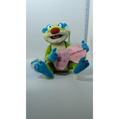 Vintage Bear & The Big Blue House Jim Henson Treelo Love Story 8" Plush