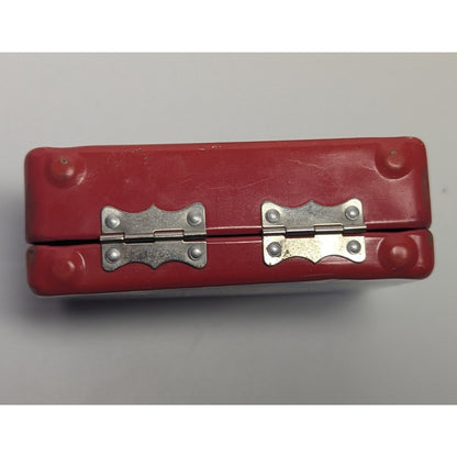 1976 Vintage Sanrio Hello Kitty Tiny Tin Mini Lunch Box 4" x 2.75"