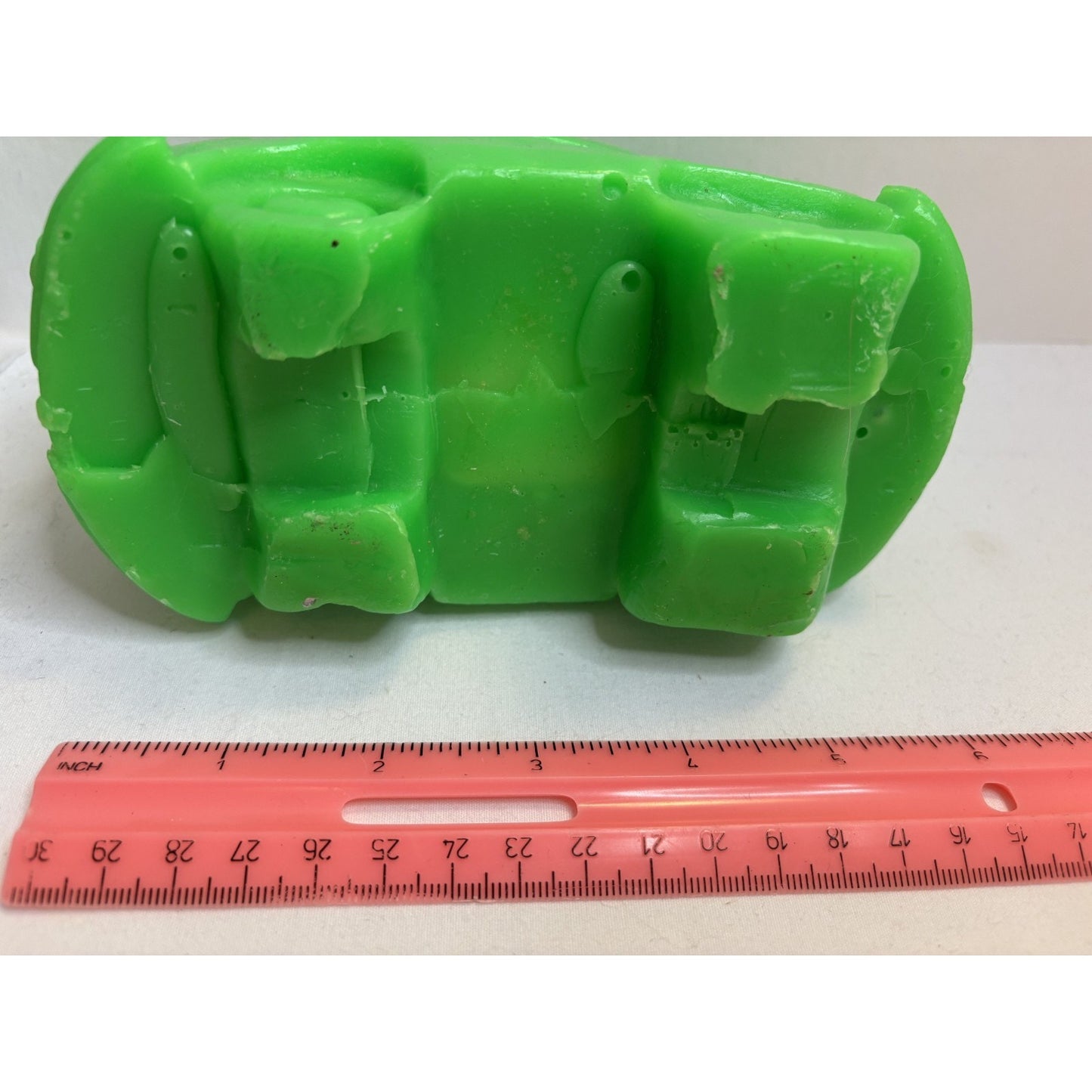 Vintage Northern Lights Candle Blacklight VeeDub 70s Van Green 3 Wick USA Made