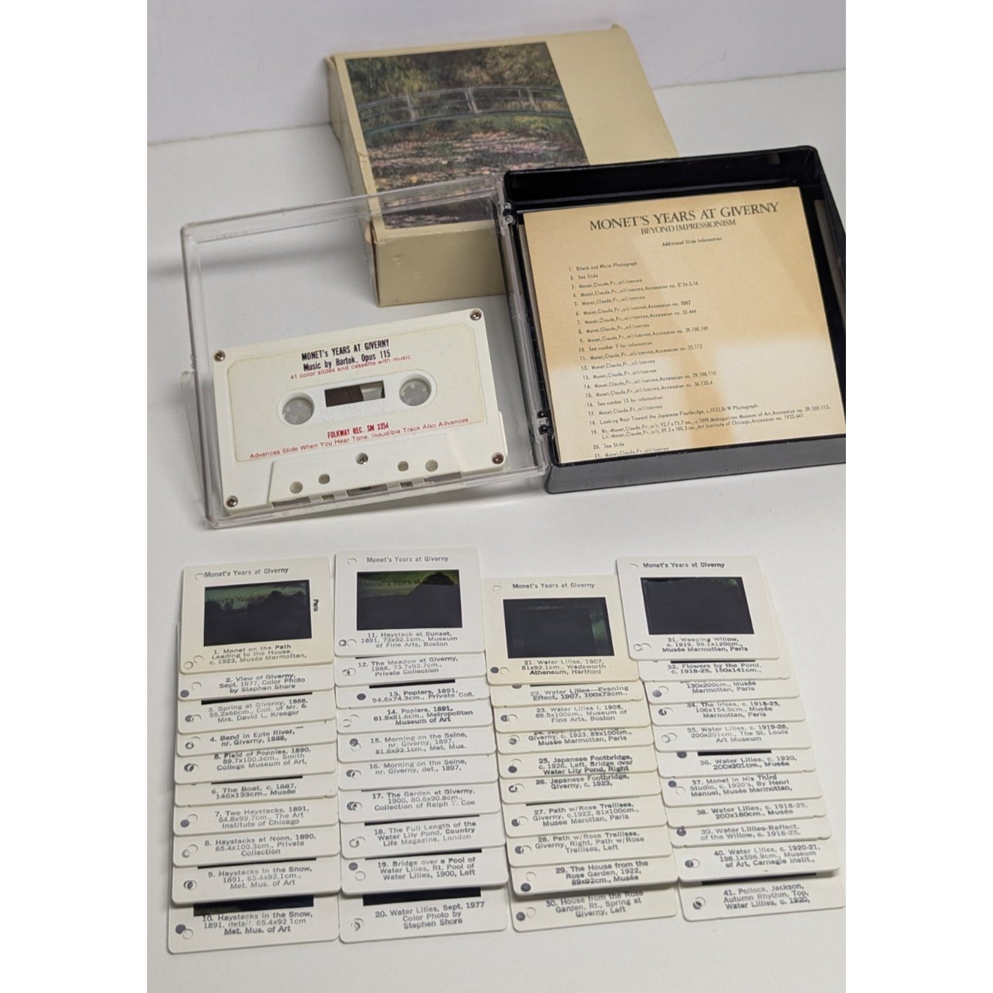 Beyond Impressionism Cassette and Slides Course Metropolitan Museum of Art Monet