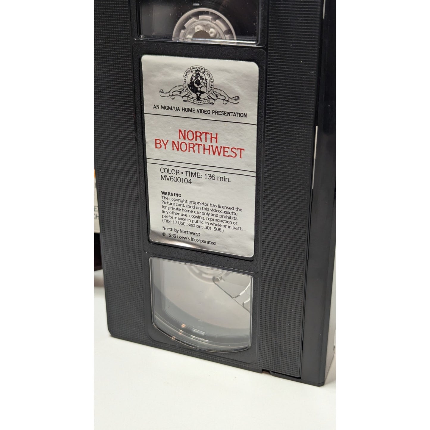 North By Northwest MGM/UA Big Box (VHS, 1983)