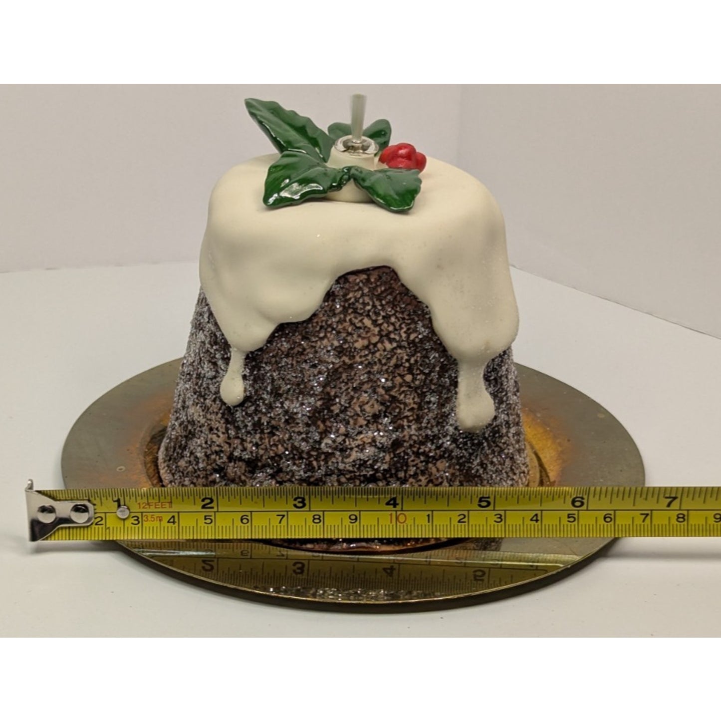 Dept 56 Plum Pudding Oil Lamp Vintage Christmas Holiday 1985