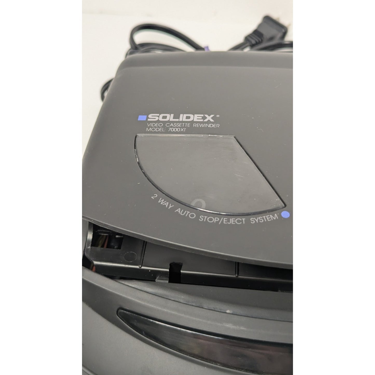 Solidex Model 7000XT VHS Rewinder Video Cassette 2-Way System TESTED WORKS