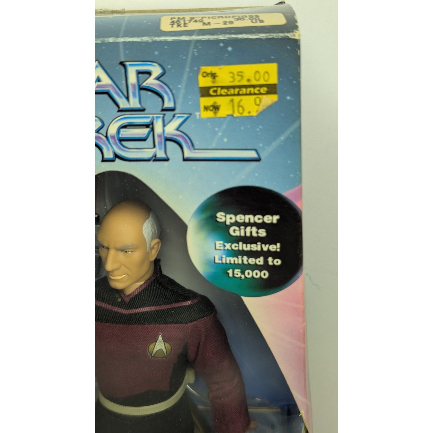 Star Trek TNG Captain Jean-Luc Picard Figure Spencer Gifts LE Playmates 1997