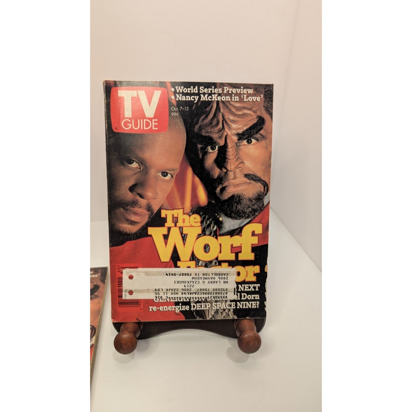 Vintage 1995 Star Trek TV Guide Lot of 5