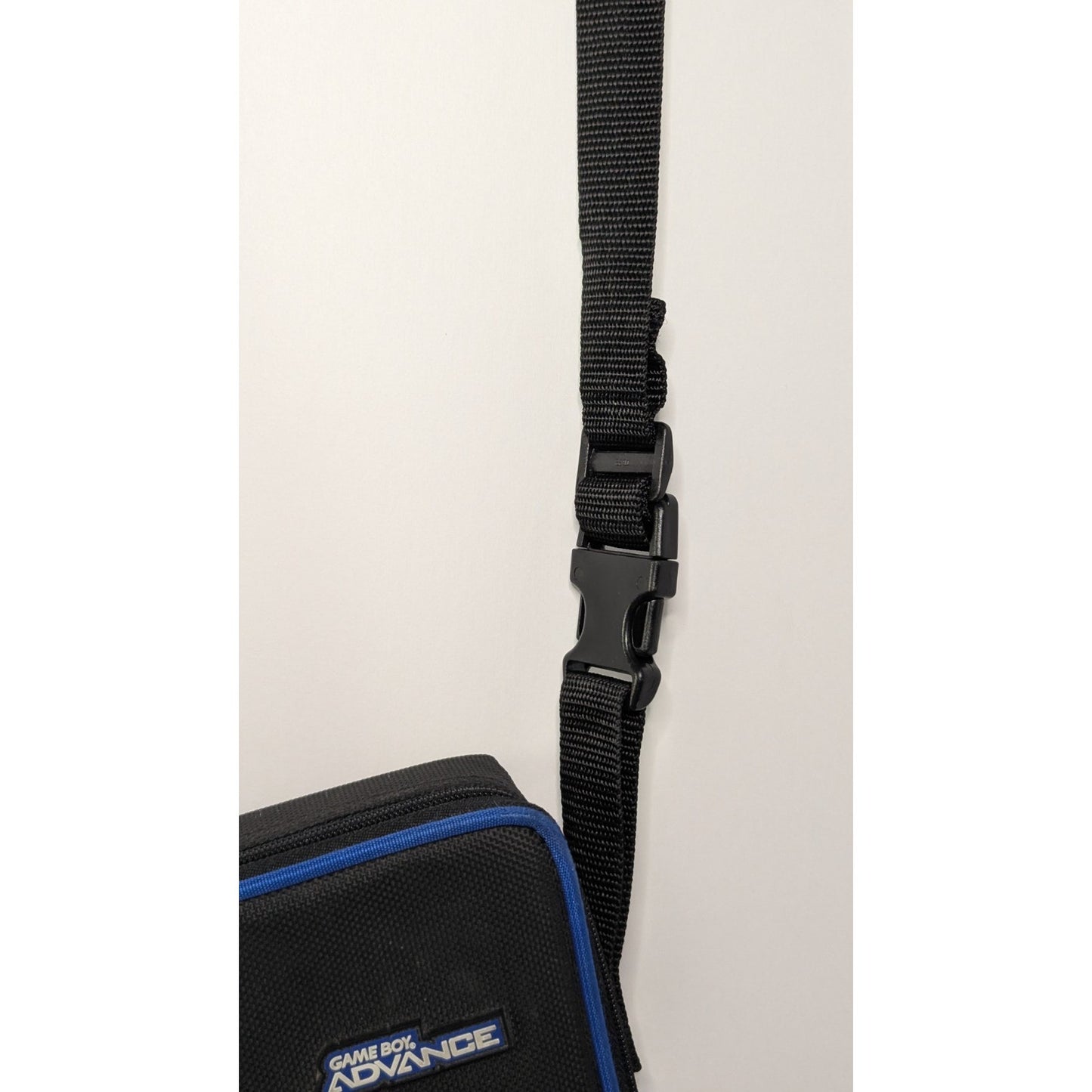 Official Game Boy Advance Carrying Case With Shoulder Strap Black & Blue